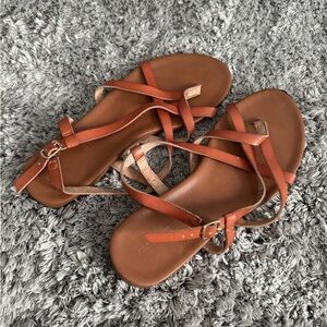 Women's Brown Strappy Sandals
